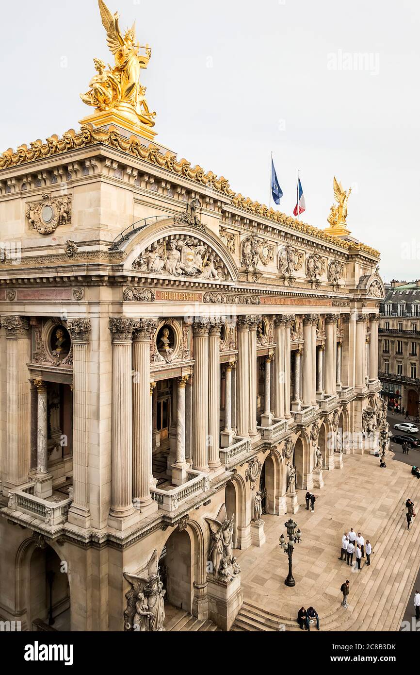 Palais Garnier ou Opéra Garnier l'Opéra, Paris, France Banque D'Images
