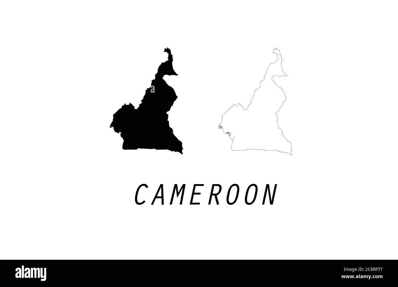 République centrafricaine carte schéma illustration vectorielle Illustration de Vecteur