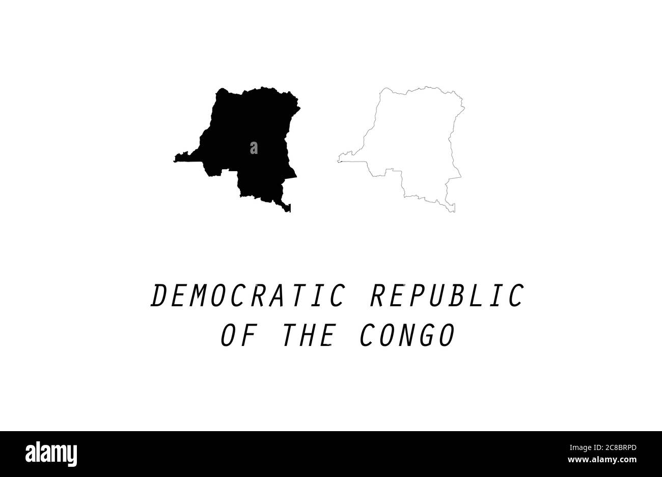 Congo, République démocratique du vecteur illustration Illustration de Vecteur