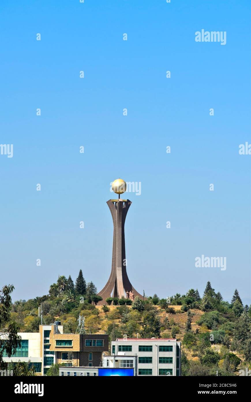 Monument commémoratif du martyr, Mekelle, Tigray, Éthiopie Banque D'Images