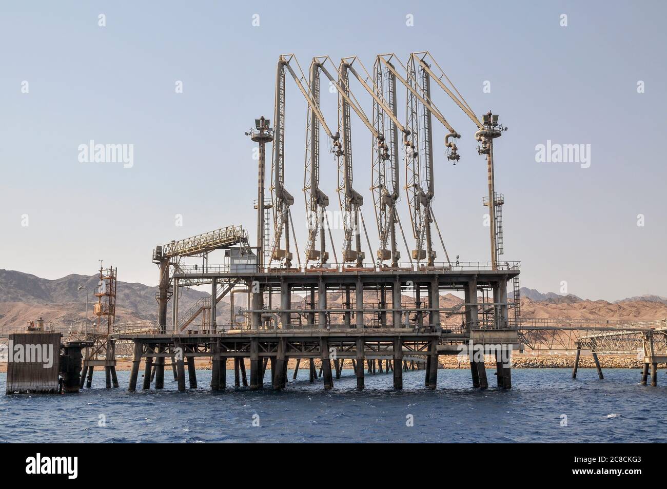 Aussi Trans-Israel Eilat-Ashkelon pipeline de signalement ou de pipeline est un oléoduc en Israël qui a transporté le pétrole brut en provenance de l'Iran à l'intérieur de ISR Banque D'Images