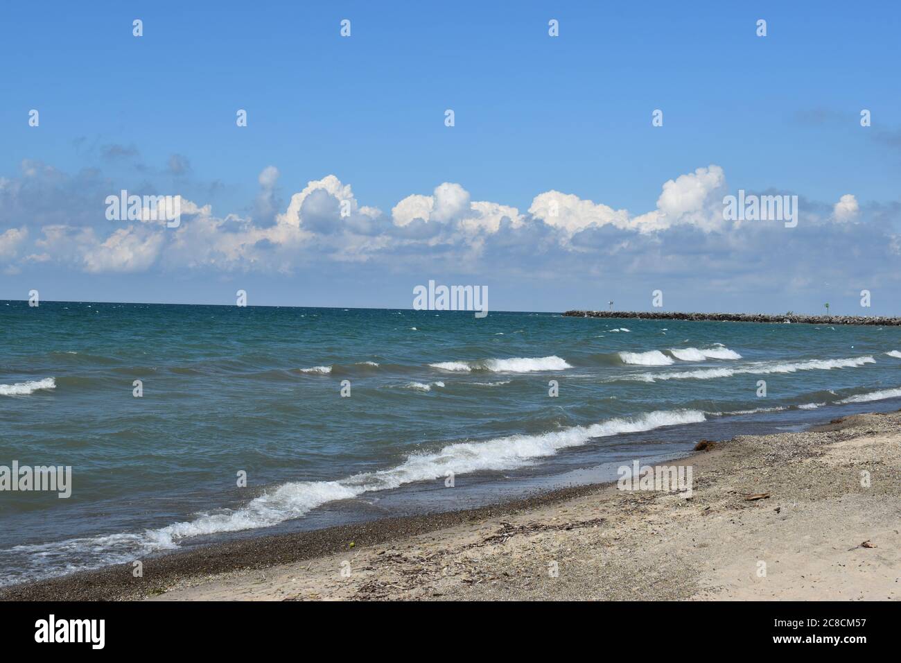 Des vagues à la plage Banque D'Images