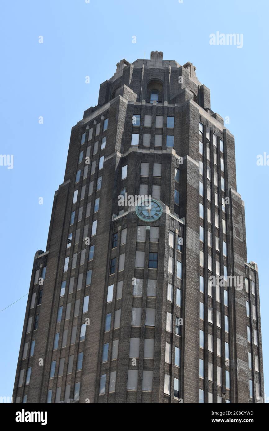 Buffalo Central terminal en gros plan Banque D'Images