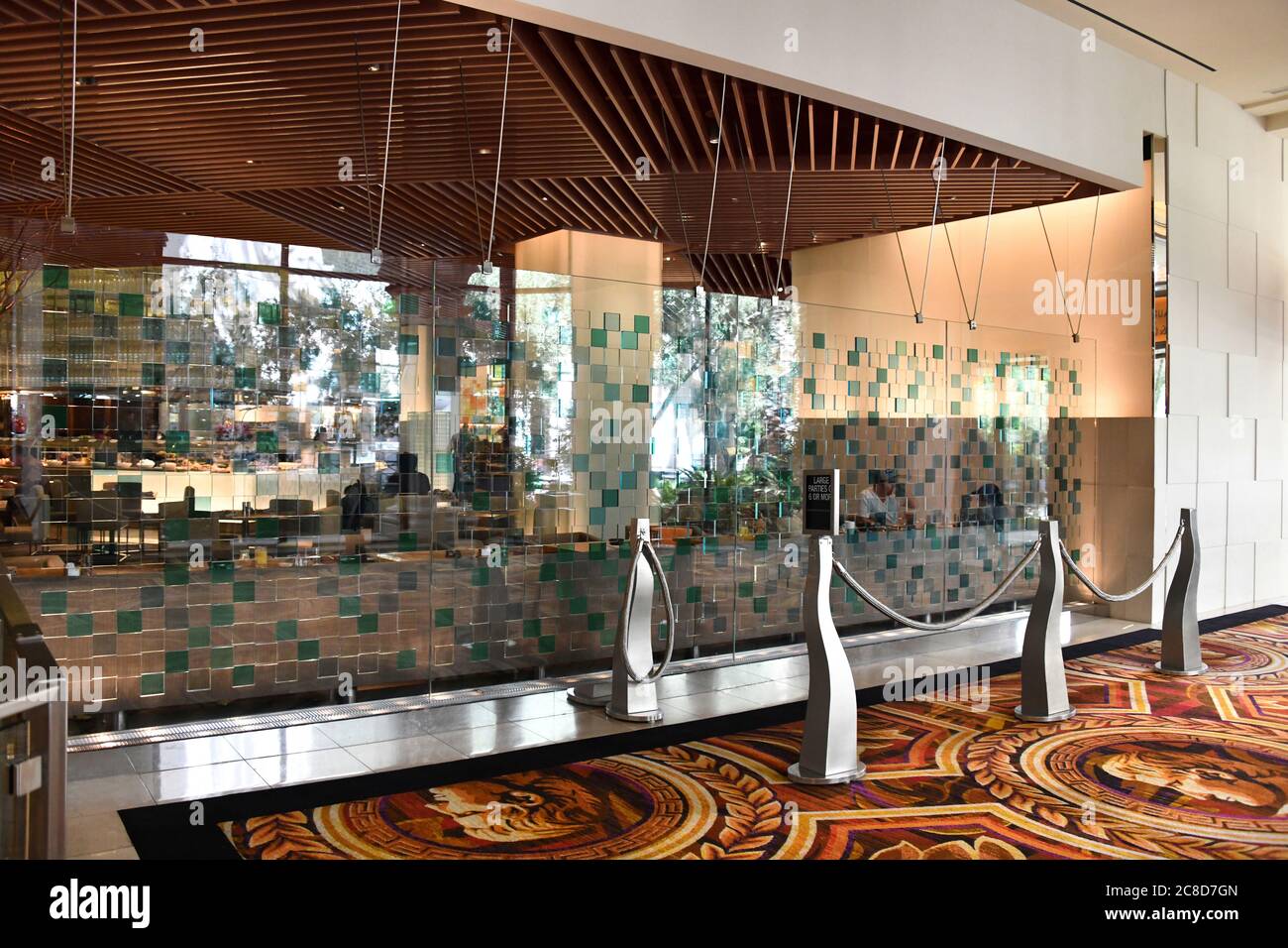 Las Vegas NV, USA 10-03-18 contemporain et luxueux le buffet Bacchanal du Caesars Palace est l'un des buffets les plus chers du Strip Banque D'Images