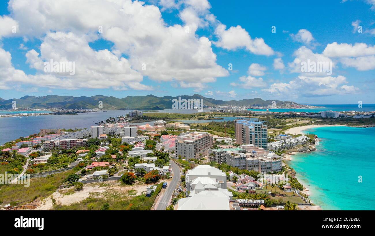 Caribbean Anguilla Island Aerial Banque D Image Et Photos Alamy