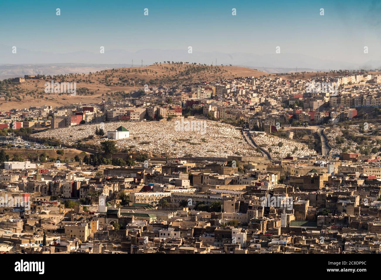 Maroc, Fès-Meknes, Fès, cimetière Bab Ftouh Banque D'Images