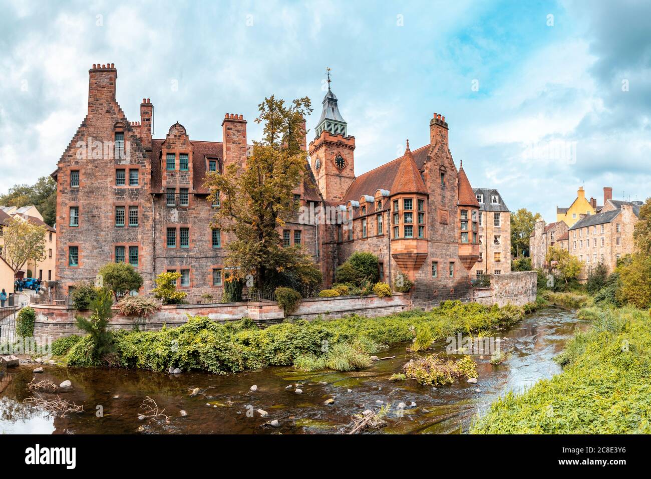 Royaume-Uni, Écosse, Édimbourg, bâtiment historique de Dean Village Banque D'Images