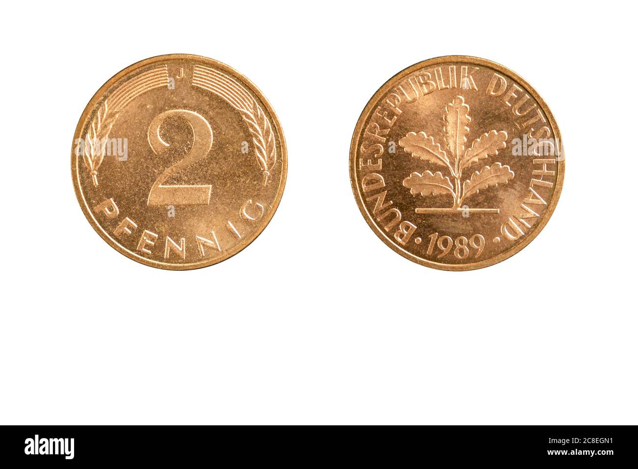 German Pfennig Coins Banque d'image et photos - Alamy