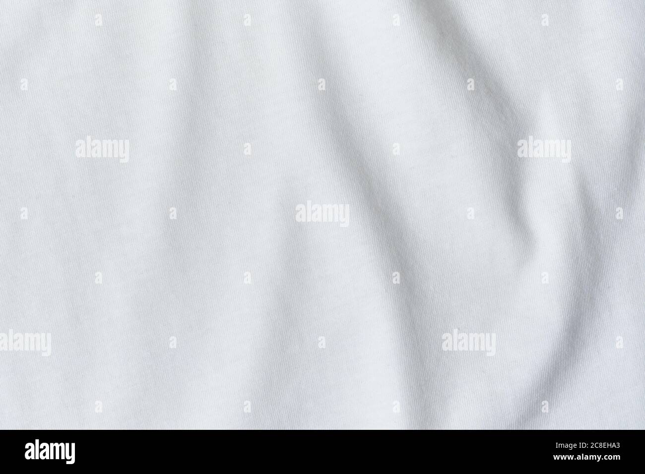 Texture et arrière-plan du tissu blanc froissé. Banque D'Images