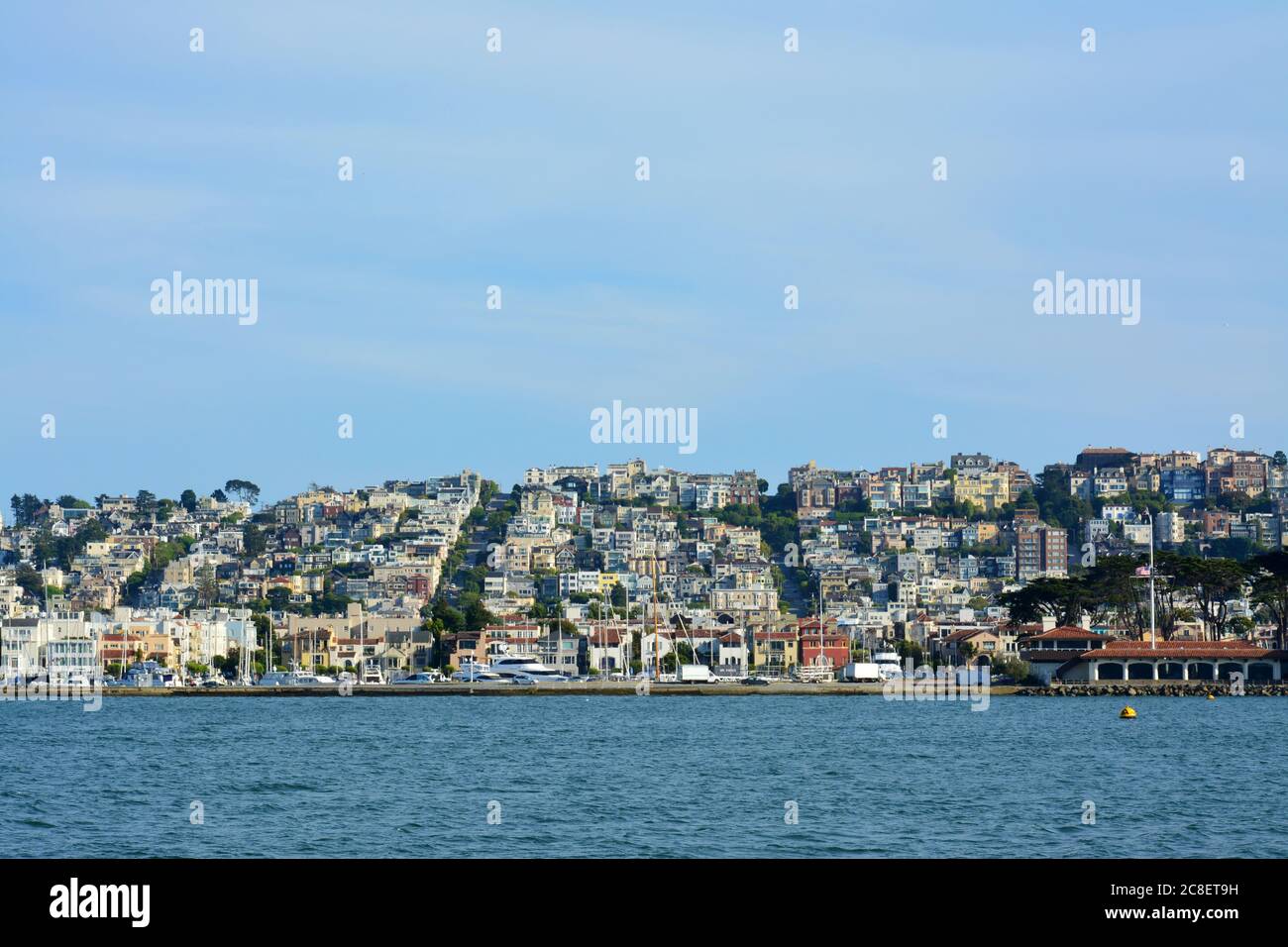 Vue sur la ville de San Francisco Banque D'Images