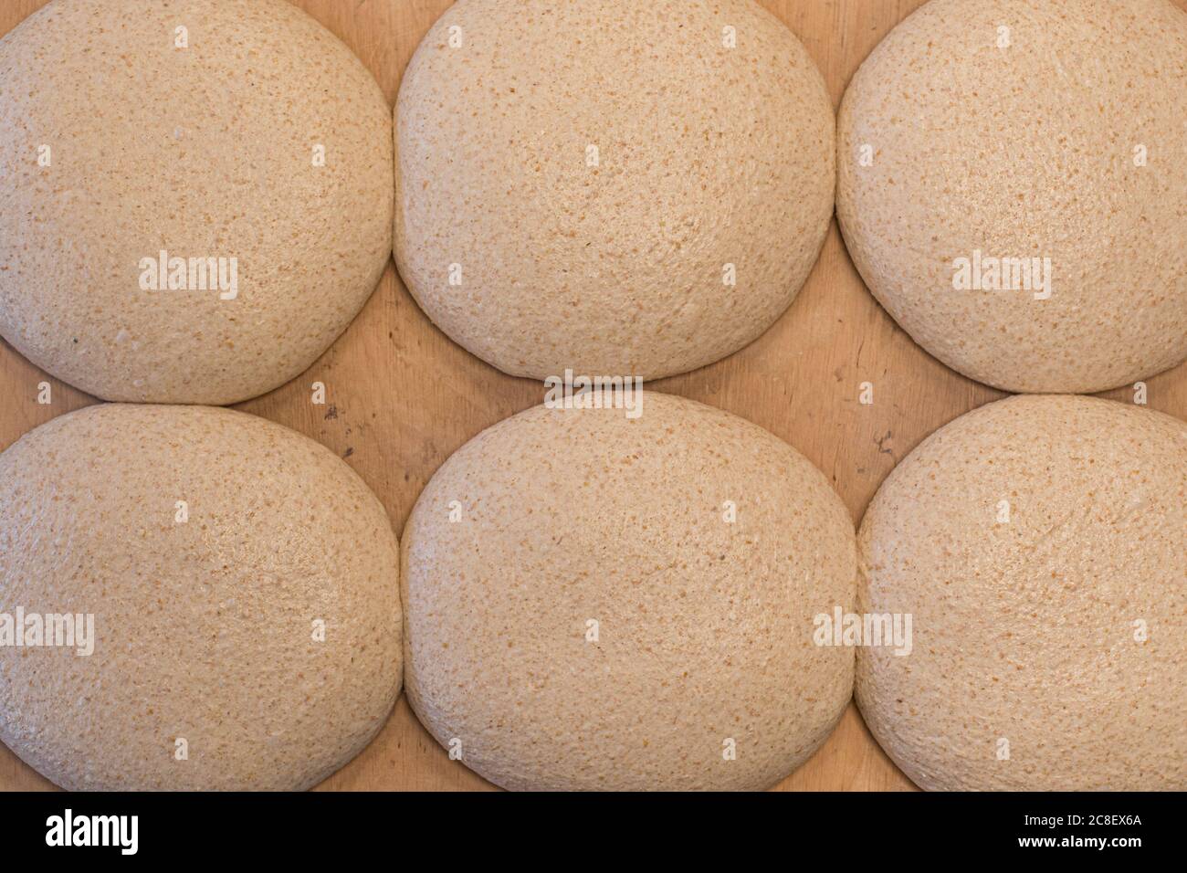 Préparation de pain au levain à Whistler, Colombie-Britannique, Canada, naturel, pain végétalien Banque D'Images