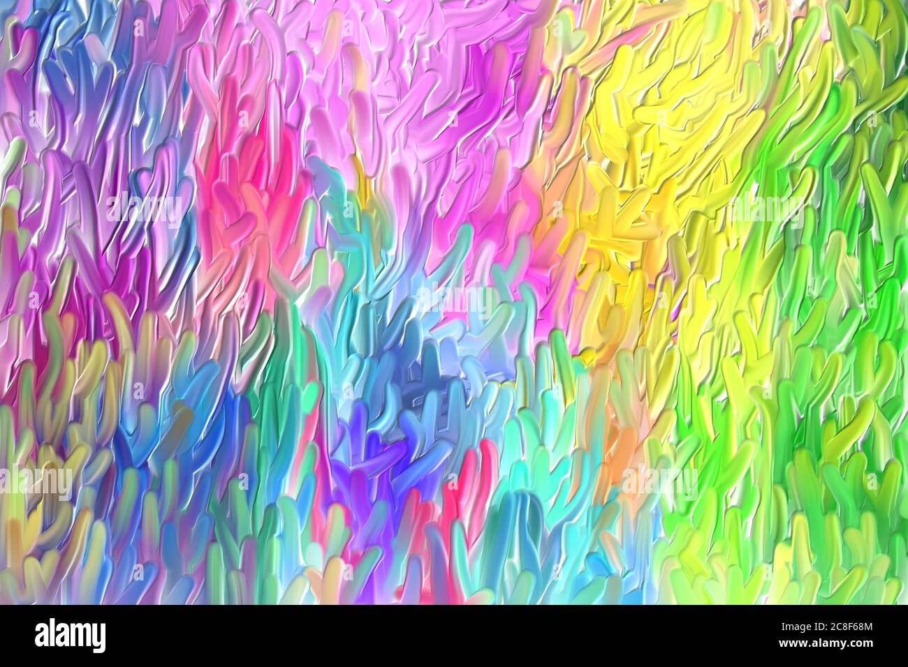 un trait de pinceau numérique abstrait coloré en arrière-plan Photo Stock -  Alamy