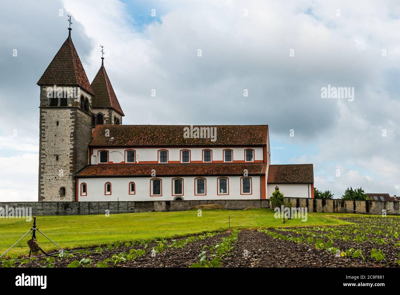 Eglise Saint-Pierre-et-Paul, Ile de Reichenau, Niederzell, Lac de Constance, Bade-Wurtemberg, Allemagne Banque D'Images