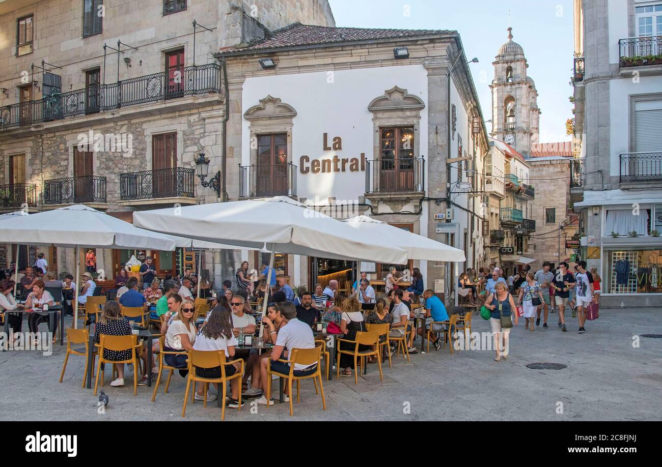 Vigo dans la province de Pontevedra (Espagne), une partie de la communauté autonome de Galice. Banque D'Images