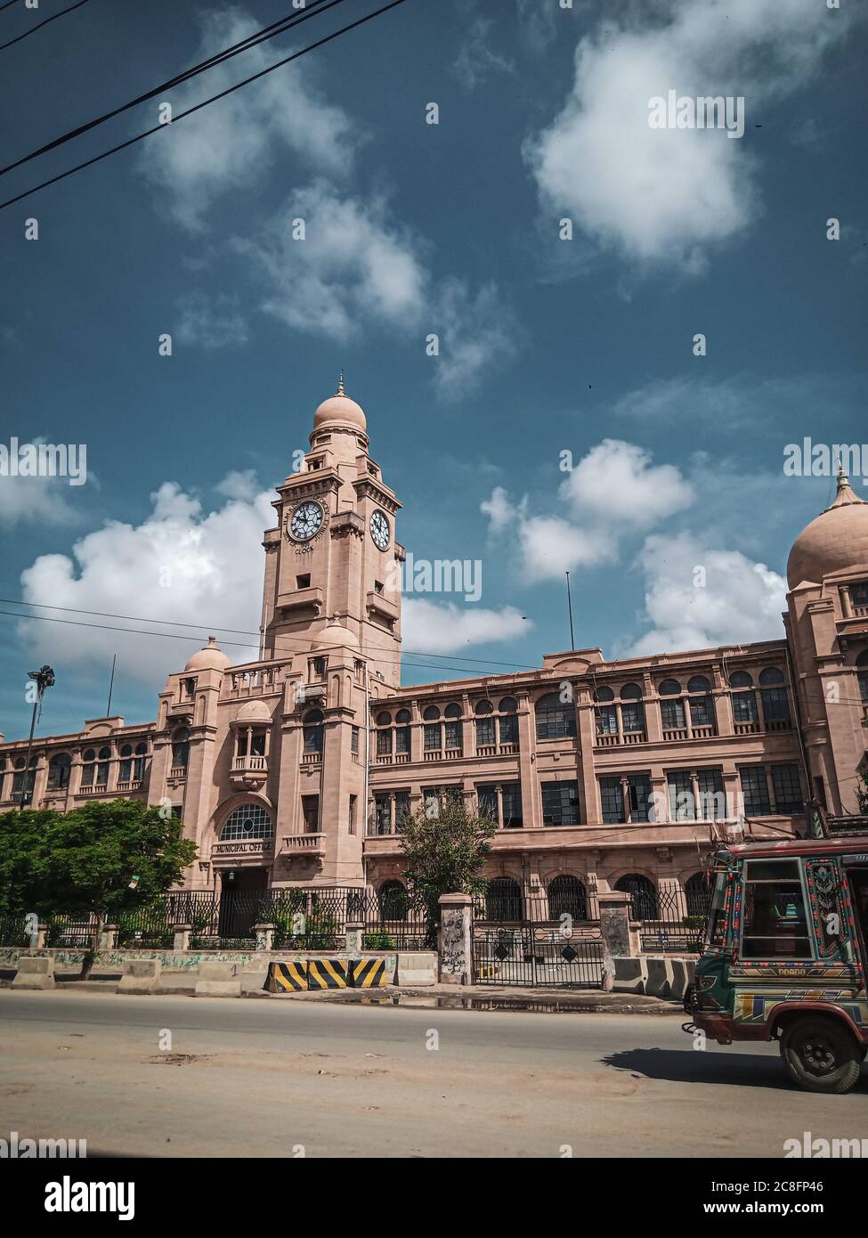 Très vieux et des endroits historiques à Karachi Pakistan Banque D'Images