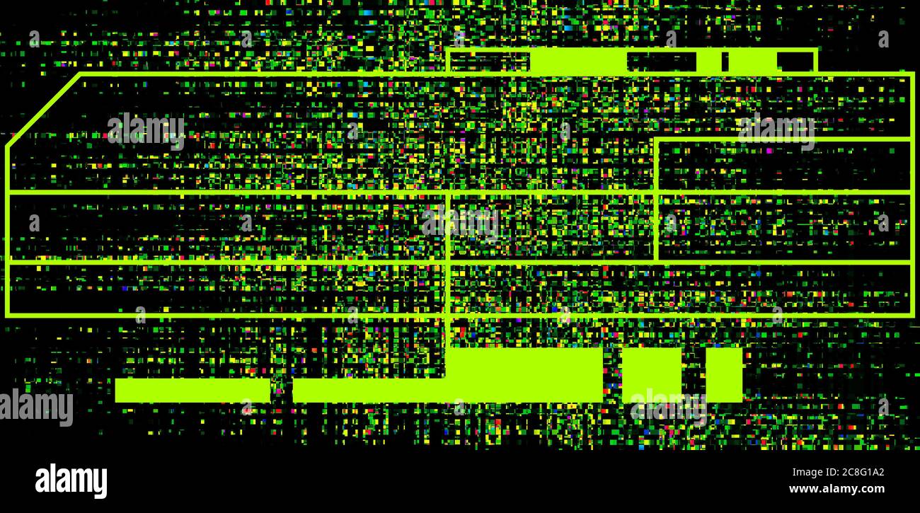 Résumé futuriste de la cyber-technologie. Conception de circuit SCI-fi. Technologie haute technologie. Toile de fond de la visualisation tête haute pour cyber-punk Banque D'Images
