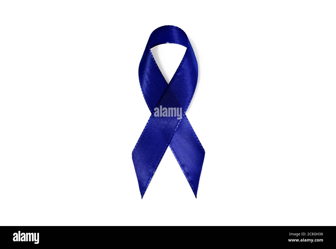 Symbole image ruban de sensibilisation bleu foncé, ruban, signe de  solidarité, cancer du côlon, athérite, syndrome de fatigue chronique,  maladie de Huntington, agité Photo Stock - Alamy