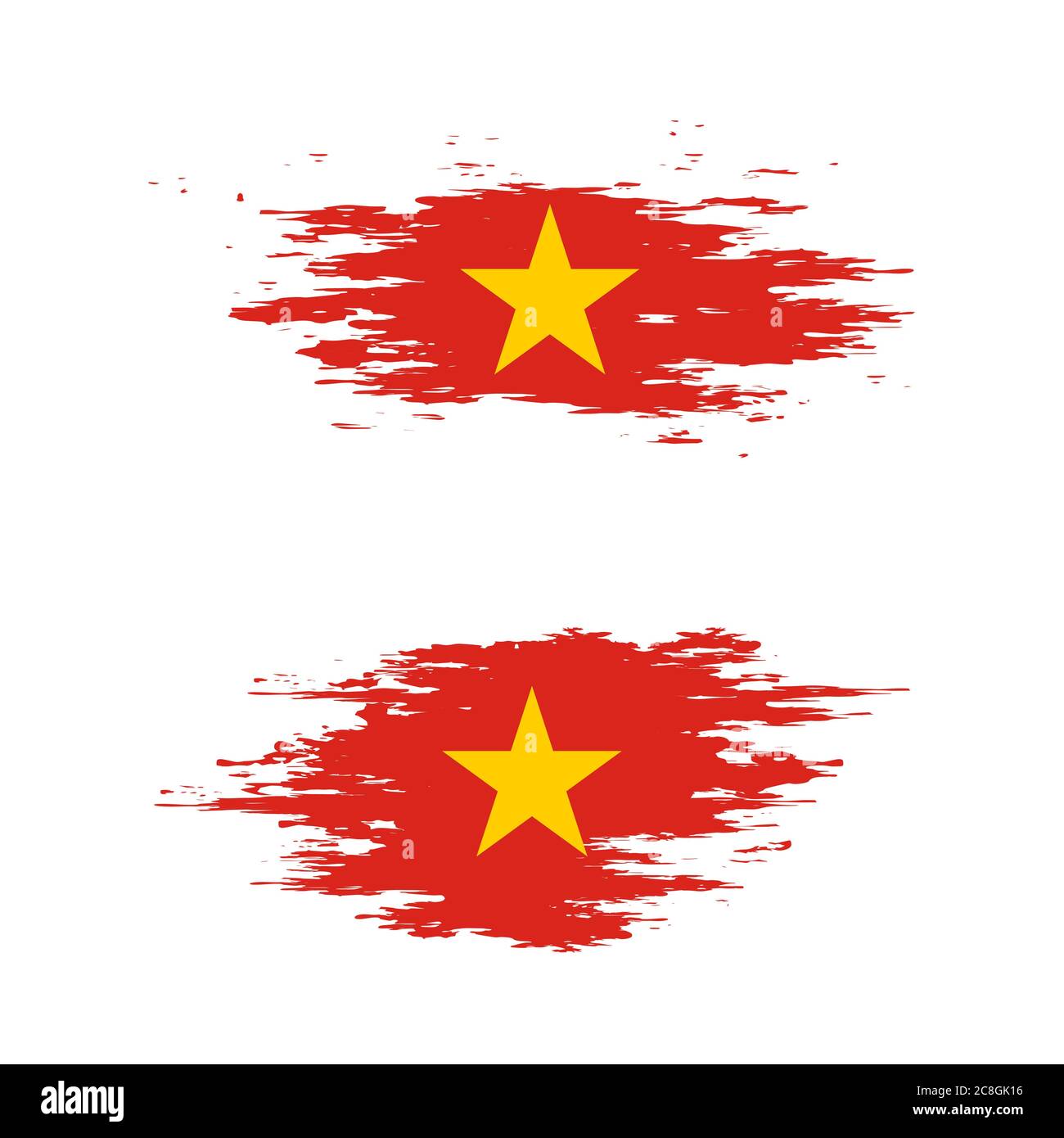 L'icône de la Journée de l'indépendance du Vietnam Illustration de Vecteur