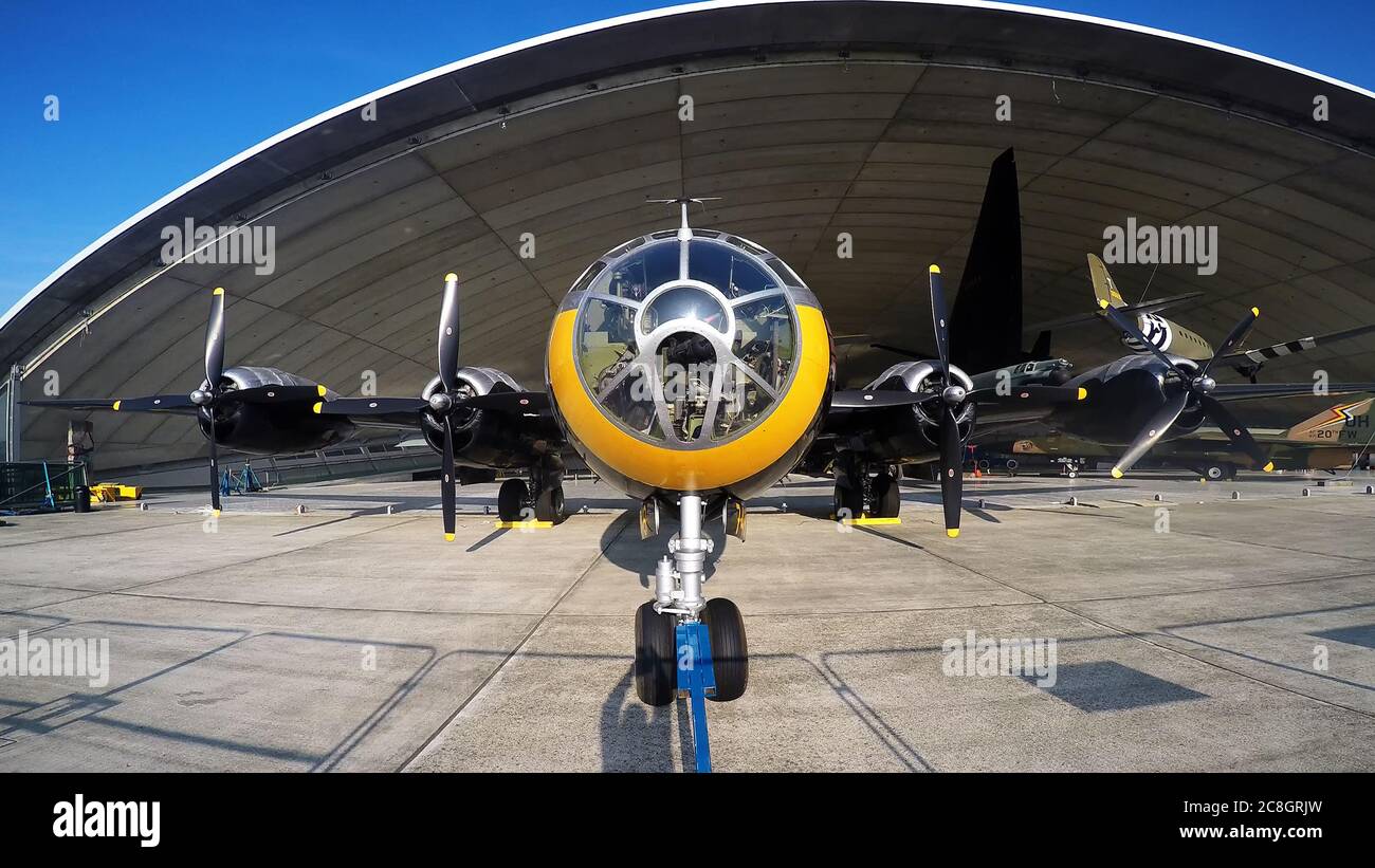 Un bombardier lourd Boeing B-29A Super Fortress utilisé par le United Status pendant la Seconde Guerre mondiale Banque D'Images