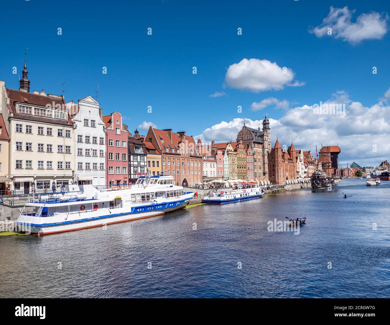 Horizon de Gdansk en Pologne Europa Banque D'Images
