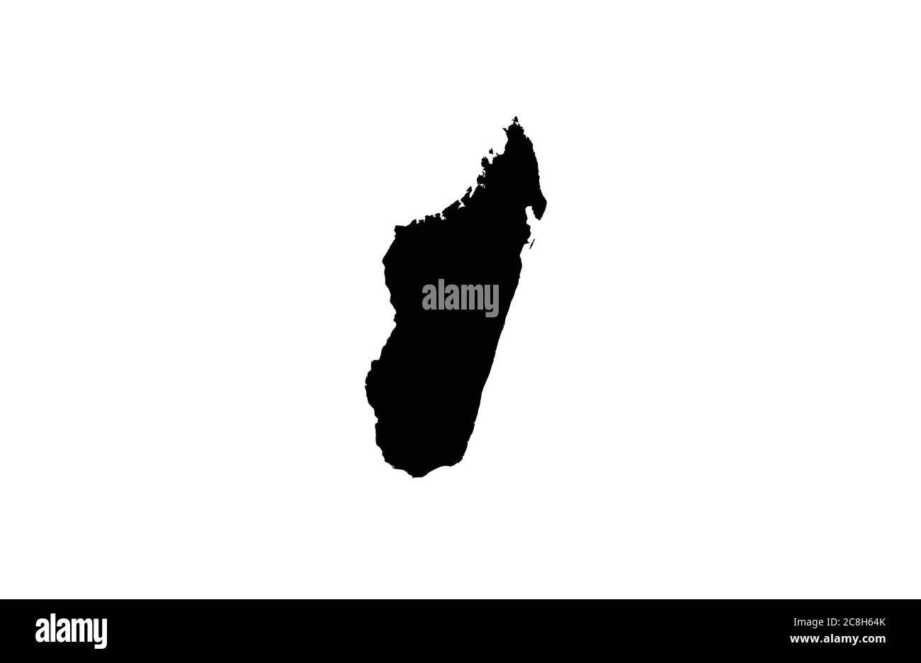 Madagascar carte vectorisation Illustrator Illustration de Vecteur