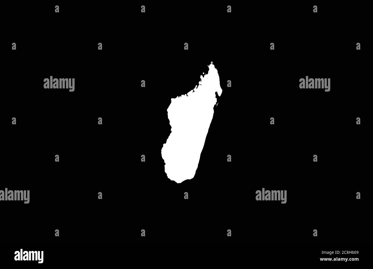 Madagascar carte vectorisation Illustrator Illustration de Vecteur