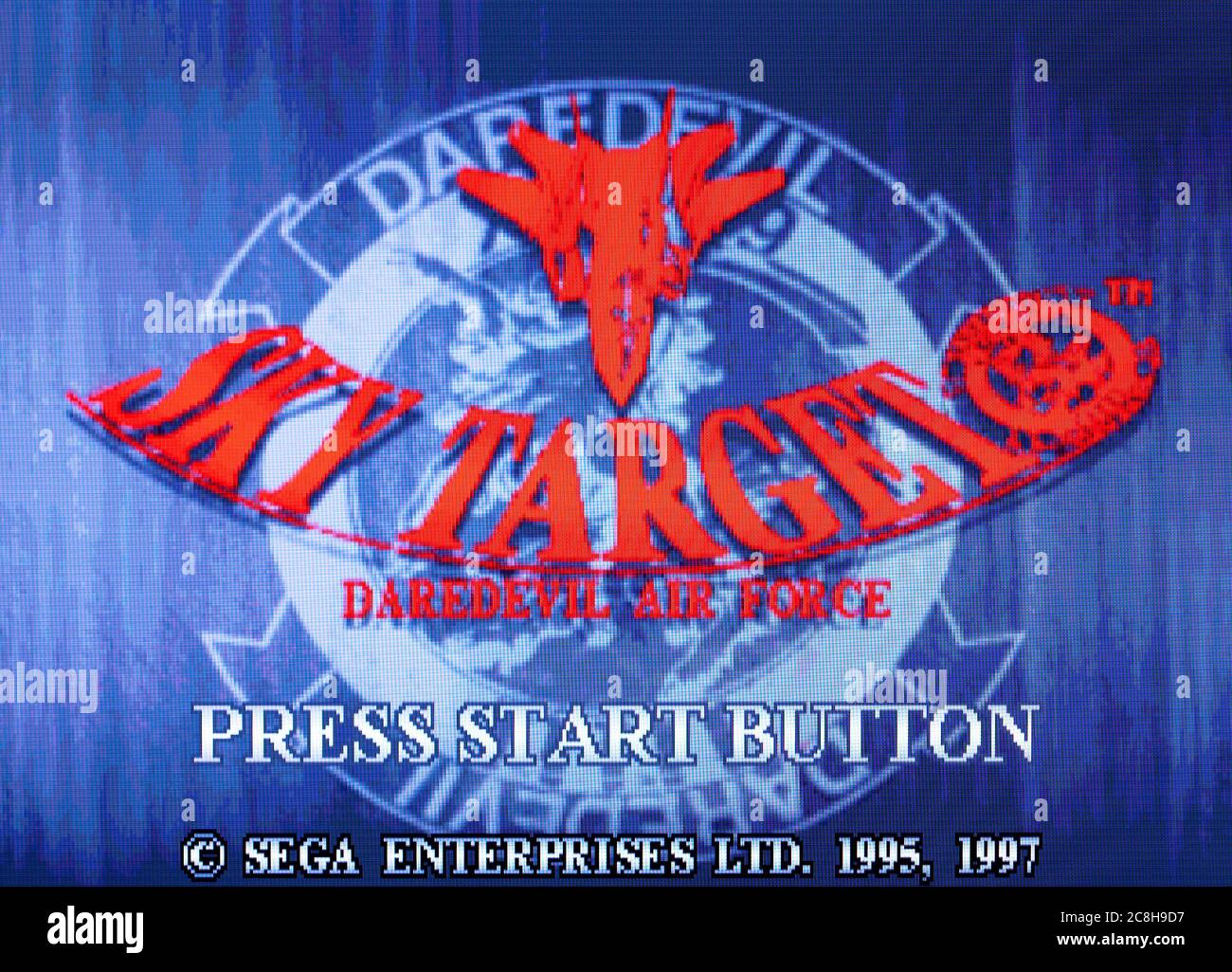 Sky Target - Sega Saturn Videogame - usage éditorial seulement Banque D'Images