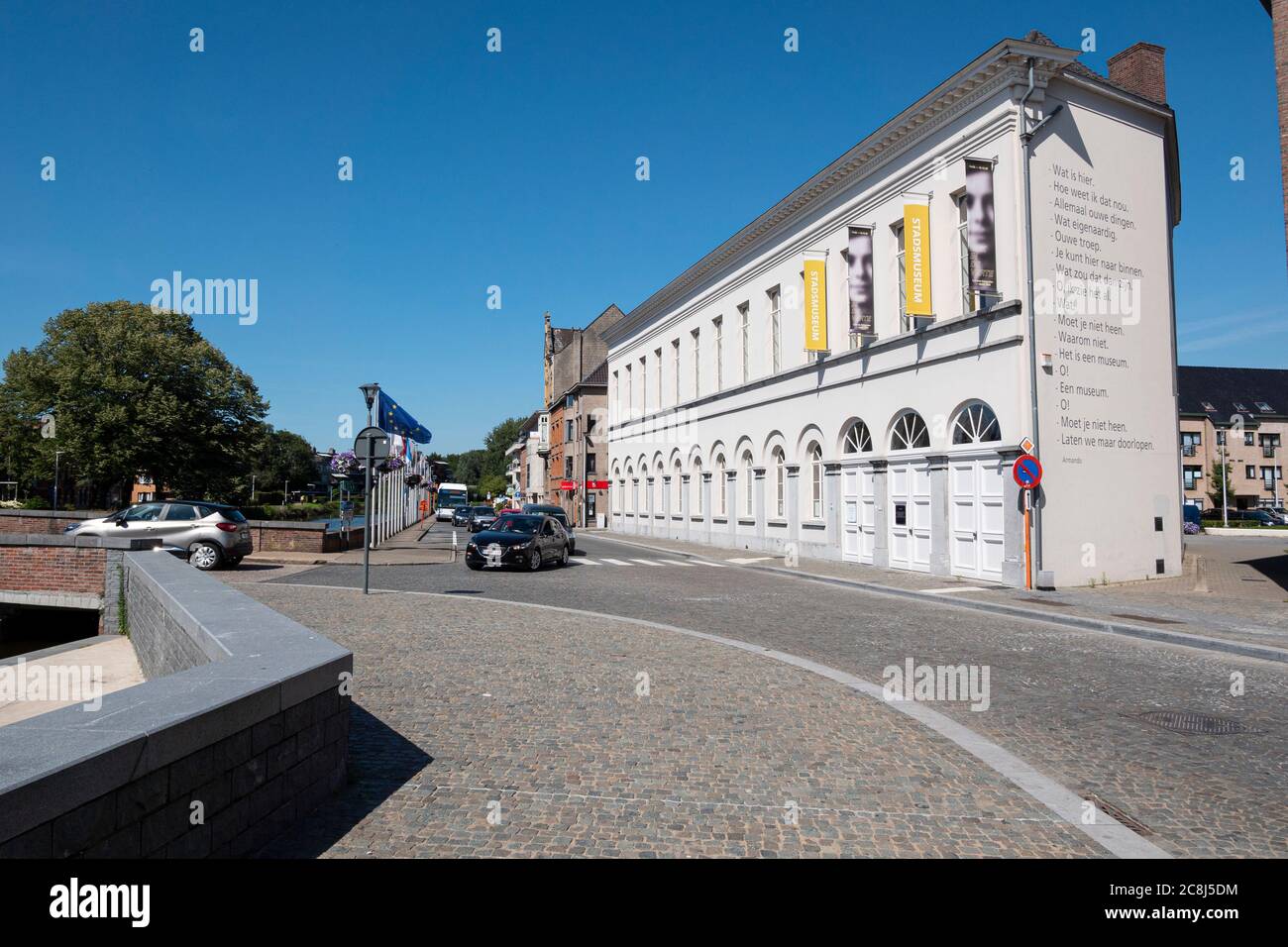 Lokeren, Belgique, 13 juillet 2020, musée de la ville avec l'histoire de la ville Banque D'Images