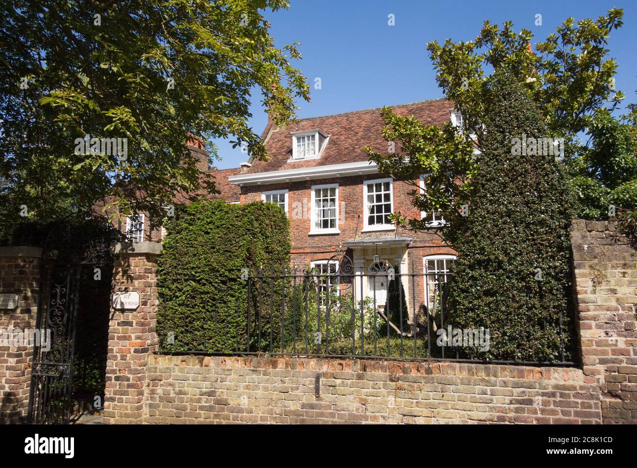 The Homestead House, Church Road, Barnes, Londres, SW13, Royaume-Uni Banque D'Images