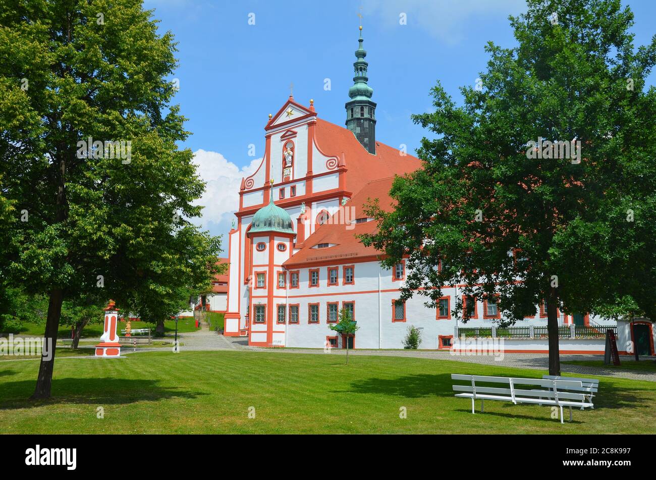 Panschwitz-Kuckau, Pancracy-Kukow, dans le Oberlaussitz, Sachsen, Allemagne Banque D'Images