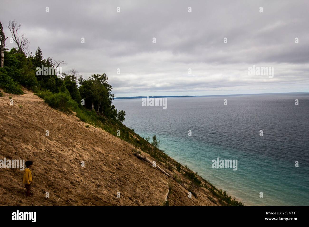 Pyramid point, Sleeping Bear Dunes National Lakeshore, Michigan Banque D'Images