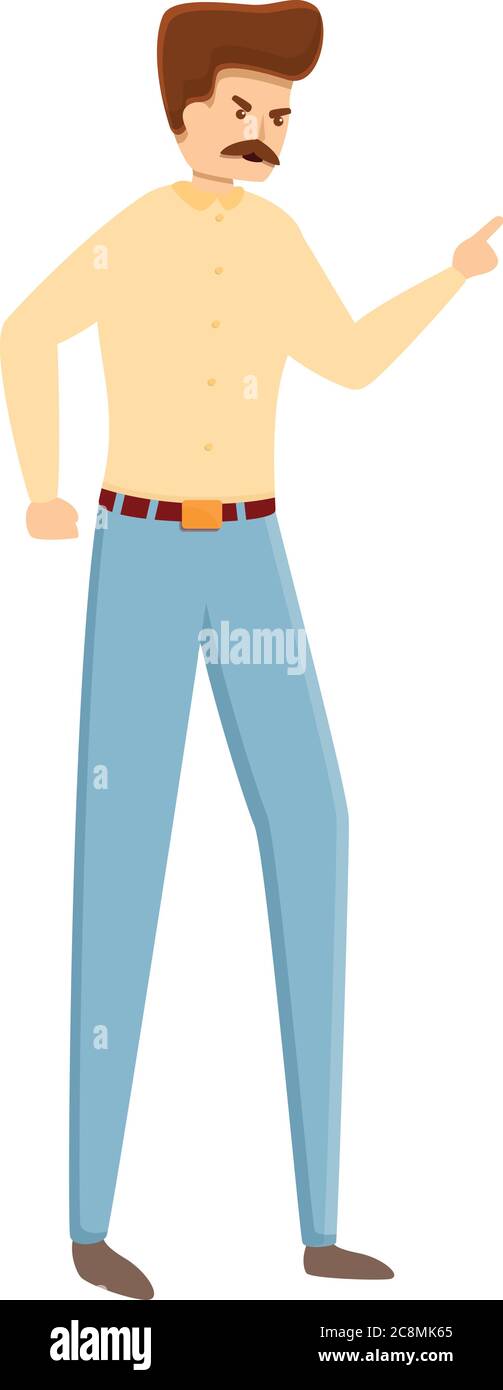 Icône adulte grave. Dessin animé de grave adulte vecteur icône pour la conception de Web isolé sur fond blanc Illustration de Vecteur Icône adulte grave. Dessin animé de grave adulte vecteur icône pour la conception de Web isolé sur fond blanc Illustration de Vecteur