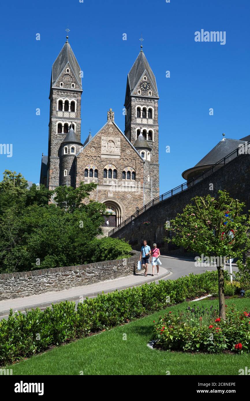Abbaye de Saint Maurice et Saint Maur, Clervaux, Luxembourg, Europe Banque D'Images