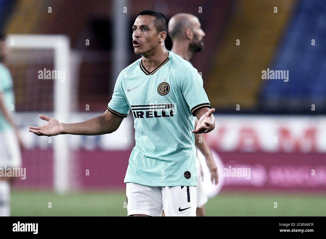 Alexis Sanchez (FC Inter) pendant Gênes vs FC Internazionale, série italienne DE football, Genova, Italie, 25 juillet 2020 Banque D'Images