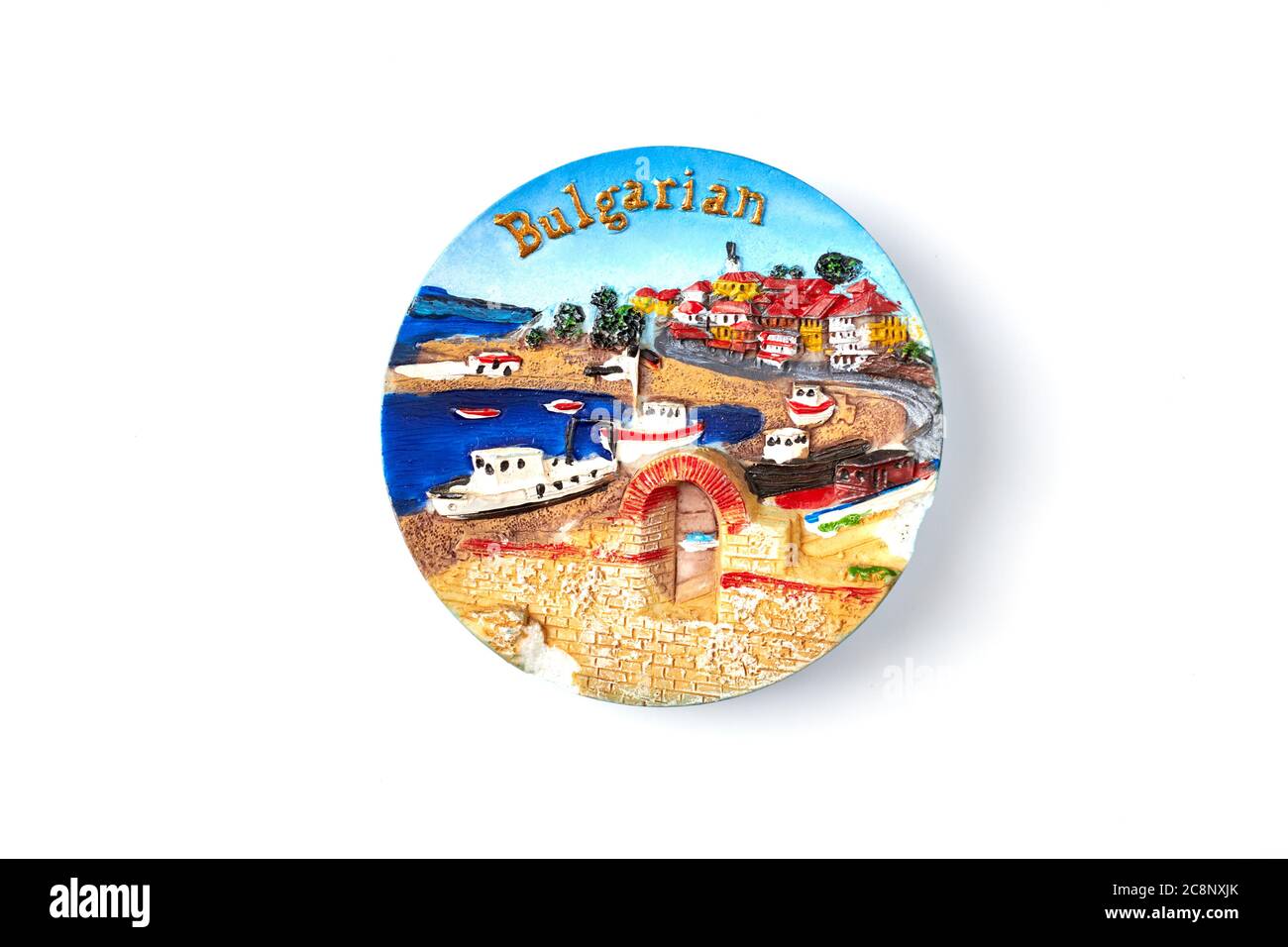 Tour de souvenirs touristiques bulgares. Banque D'Images