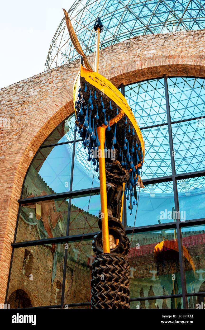 Figueres, Espagne - 5 août 2017. Gala Boat Musée du théâtre Salvador Dali à Figueres, Catalogne Espagne Banque D'Images