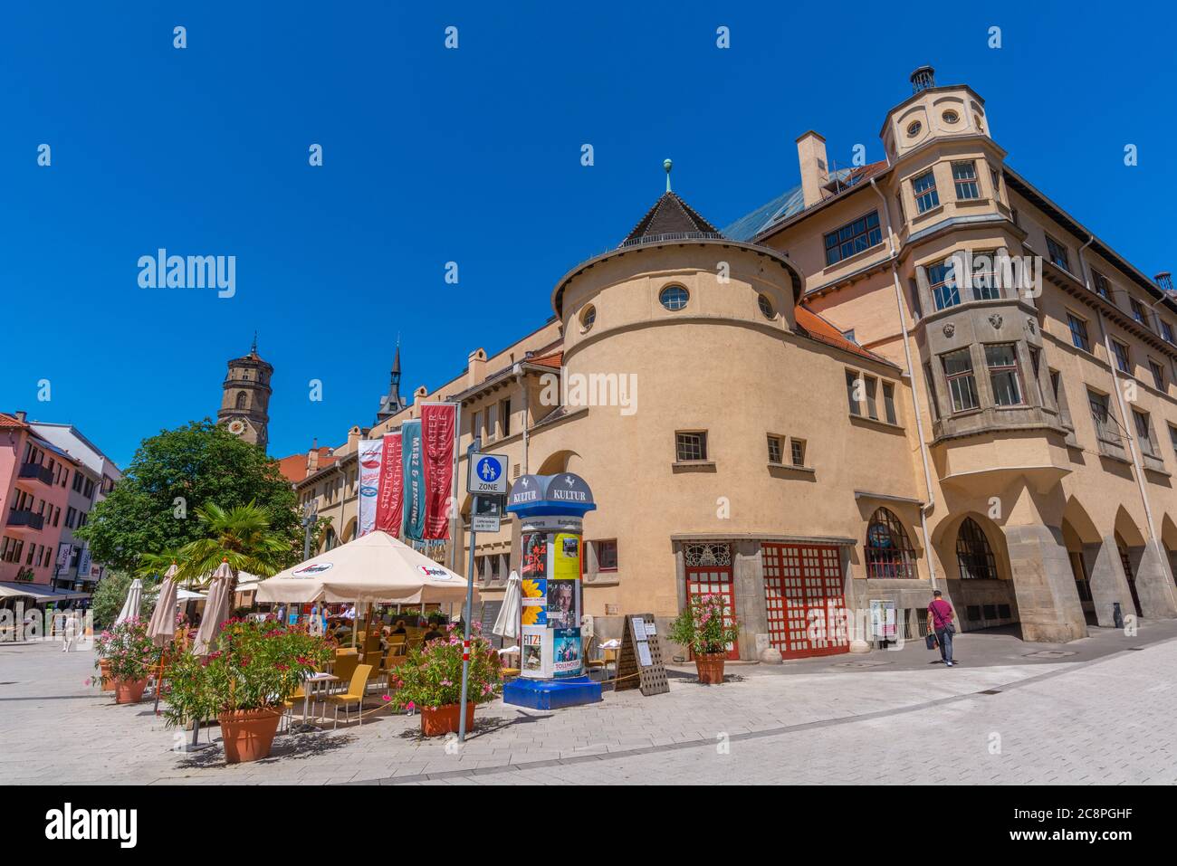 Schillerplatz, centre ville, Stuttgart, Bade-Wurtemberg, Allemagne du Sud, Europe centrale Banque D'Images