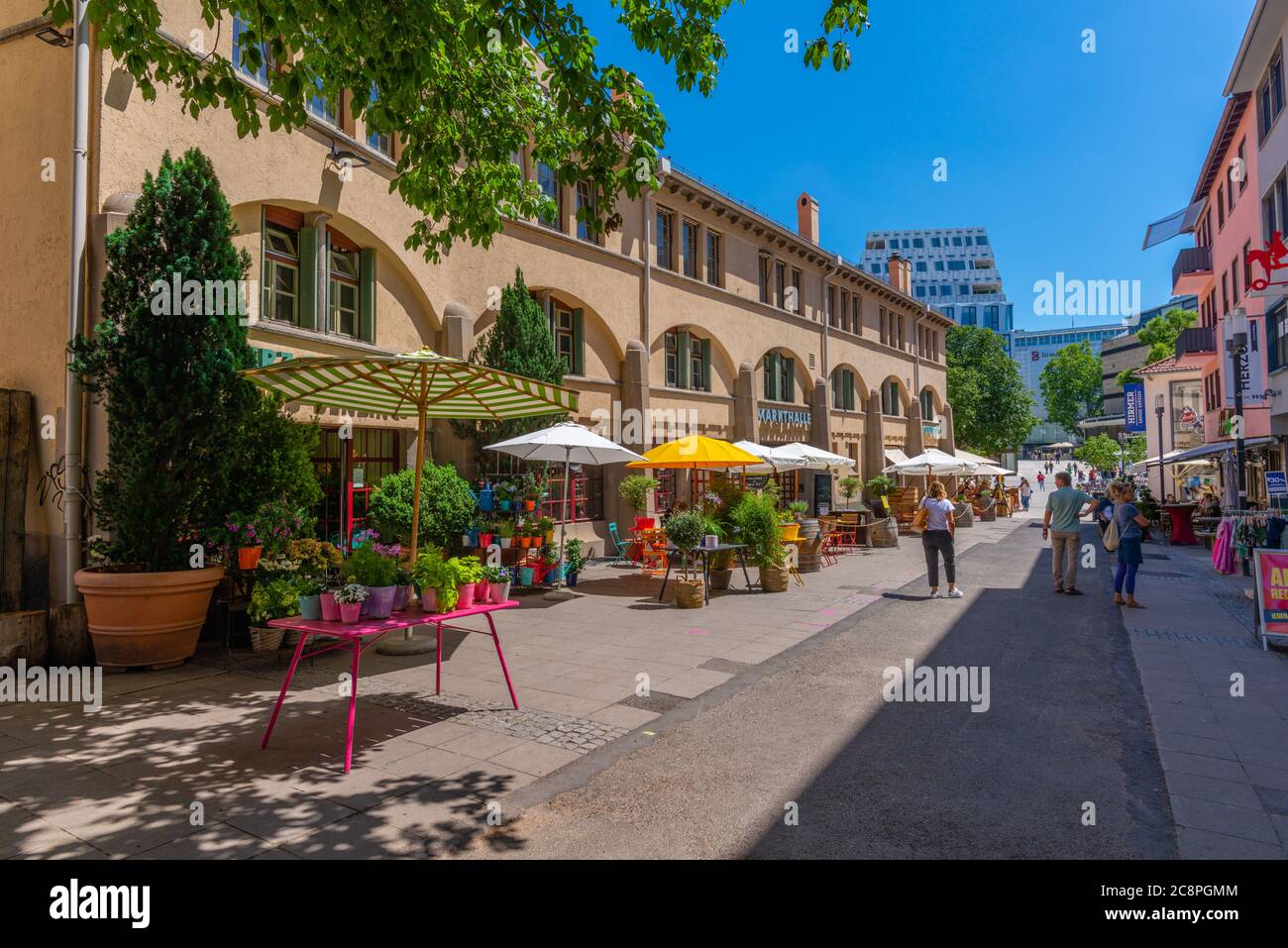 Schillerplatz, centre ville, Stuttgart, Bade-Wurtemberg, Allemagne du Sud, Europe centrale Banque D'Images
