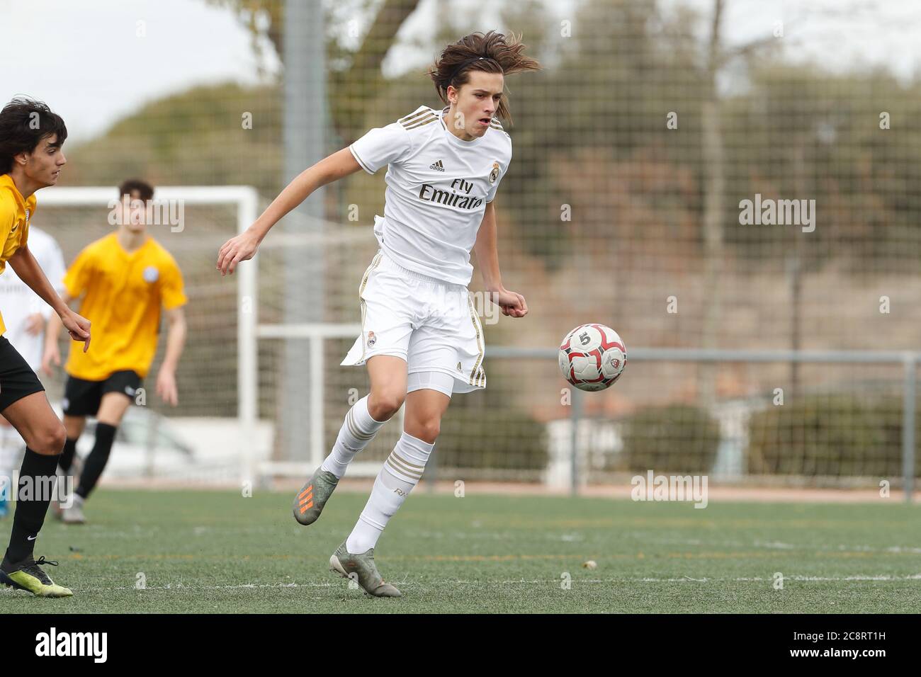 Séville la Nueva, Espagne. 17 novembre 2019. Alvaro Fernandez (Real)  football : Espagnol 'Primera Division Autonomica Juvenil' Groupe 1 match  entre CD Nuevo Boadilla A 0-3 Real Madrid CF Juvenil C au