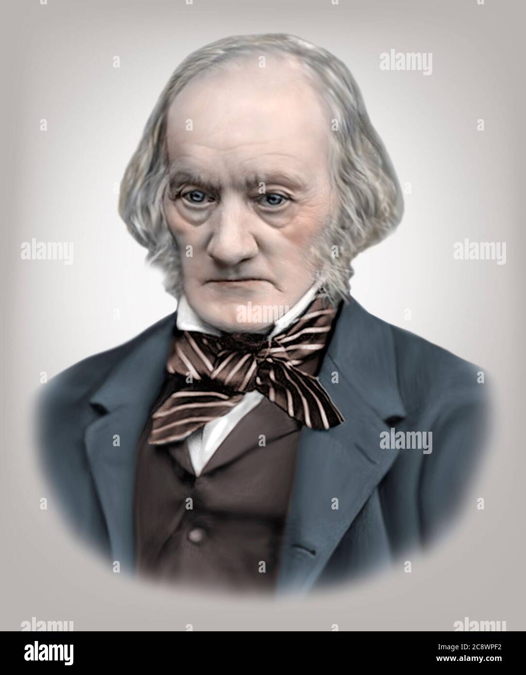 Richard Owen 1804-1892 Biologiste paléontologue Anglais Banque D'Images