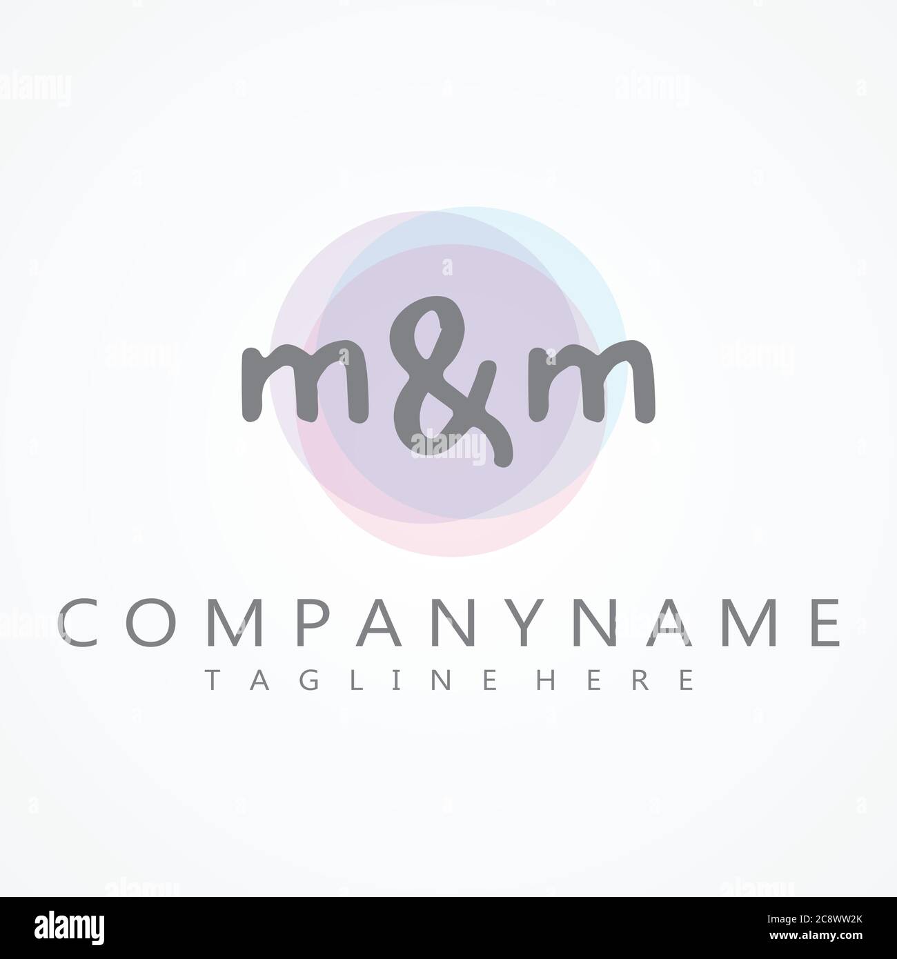 M&m logo Banque d'images vectorielles - Alamy