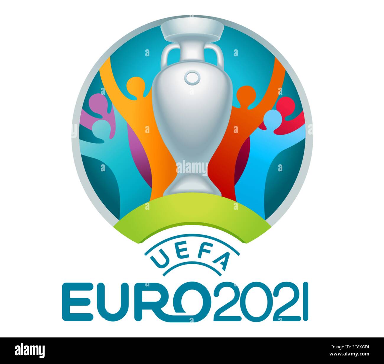 Logo UEFA EURO 2021 Banque D'Images