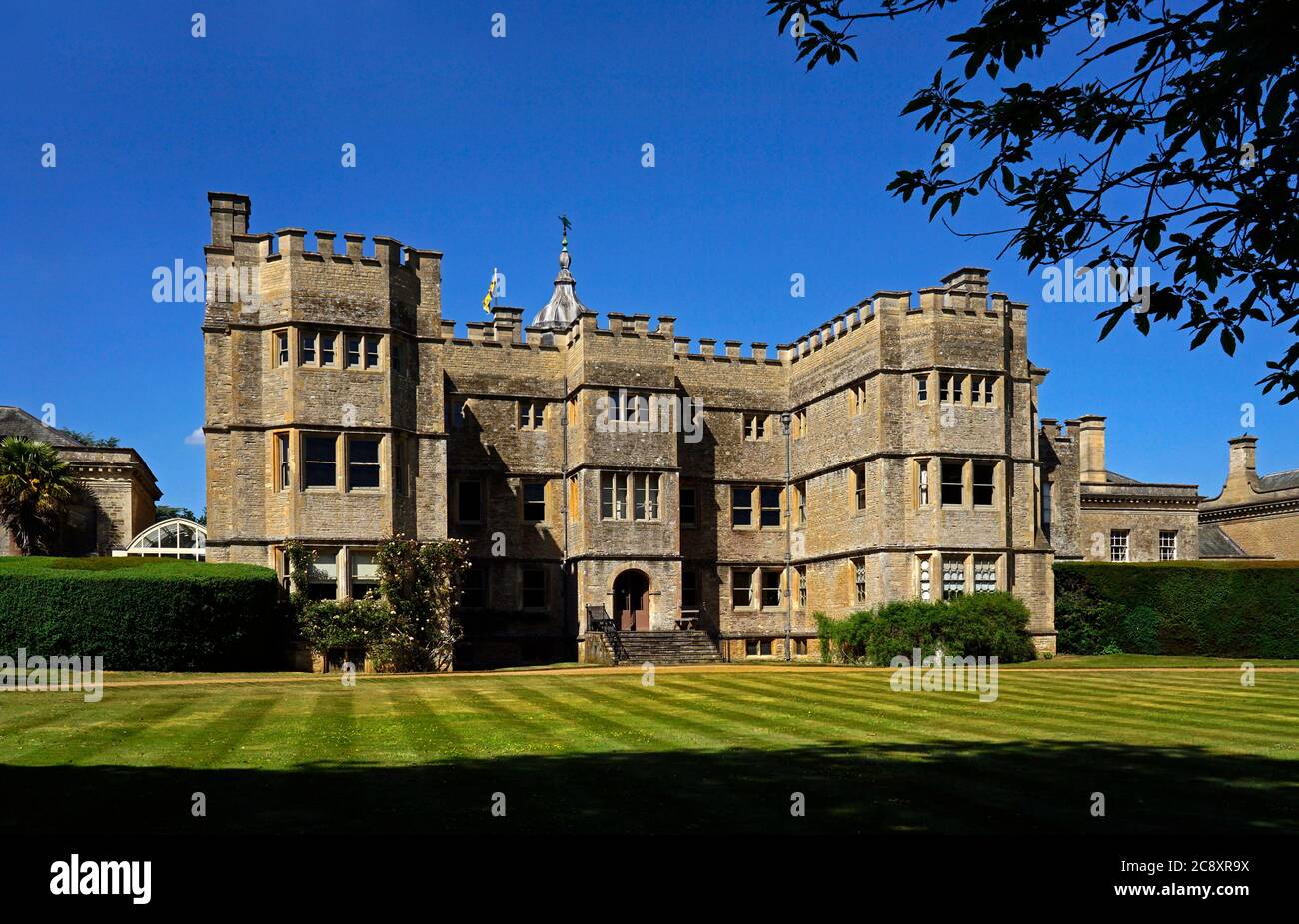 Maison et jardins de Rousham, Oxfordshire, Angleterre Banque D'Images