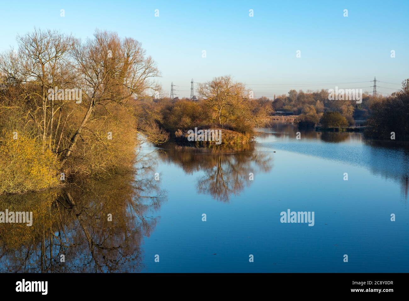 Lee Valley Country Park, Waltham Abbey-Cheshunt Banque D'Images