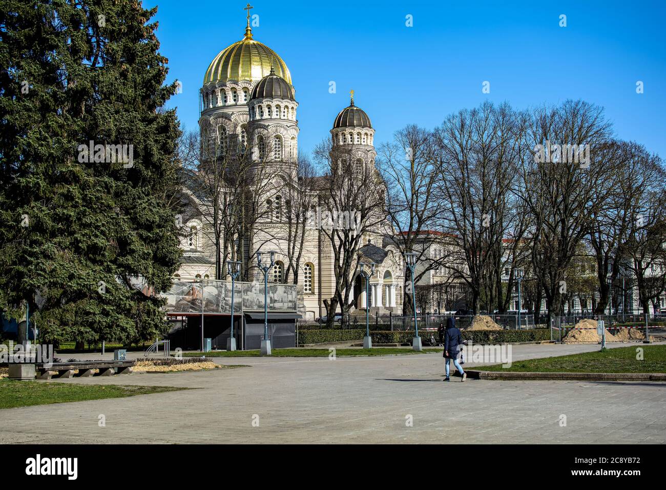 La Nativité de la cathédrale du Christ, dans un style néo-byzantin, est l'une des plus grandes et des plus décorées de la structure religieuse Banque D'Images