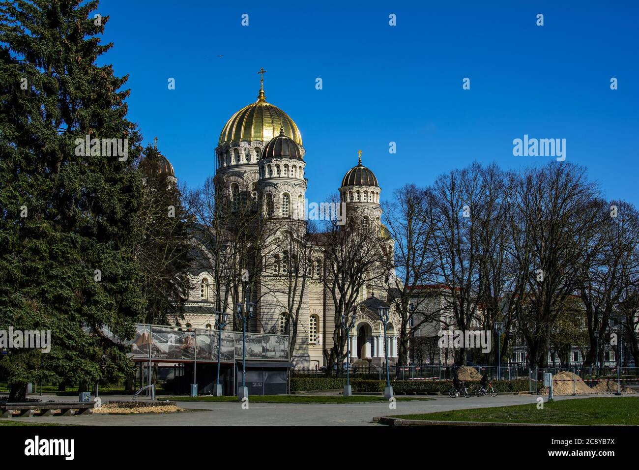 La Nativité de la cathédrale du Christ, dans un style néo-byzantin, est l'une des plus grandes et des plus décorées de la structure religieuse Banque D'Images