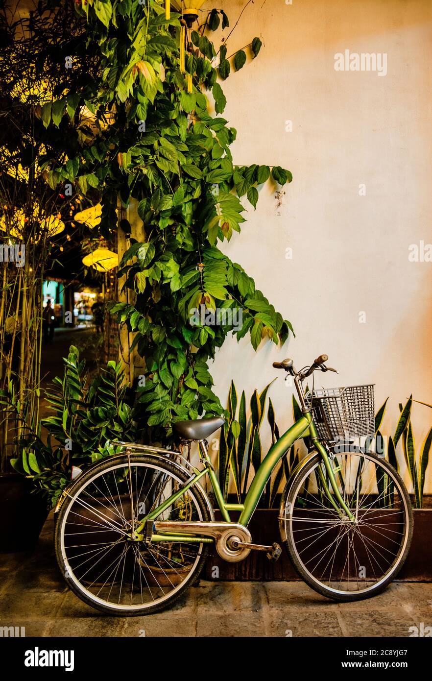 Vélo à Hoi an Vietnam, Asie du Sud-est Banque D'Images