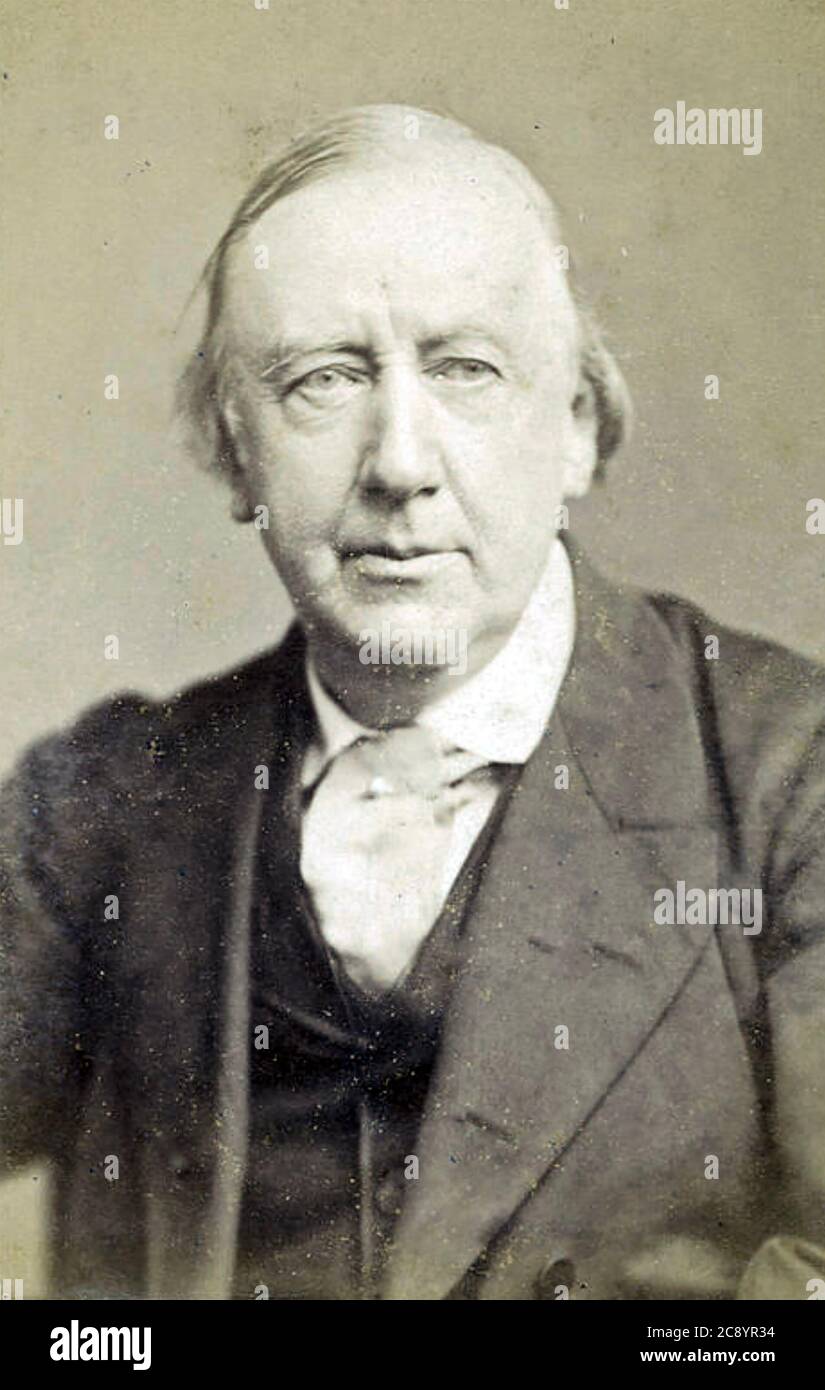 CHARLES HALLÉ (1819-1895) pianiste et chef d'orchestre anglo-allemand Banque D'Images
