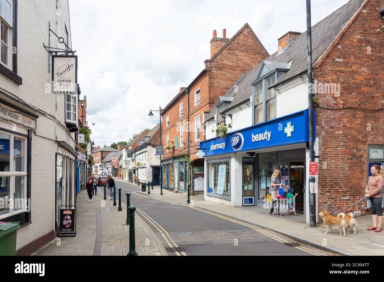 King Street, Southwell, Notinghamshire, Angleterre, Royaume-Uni Banque D'Images