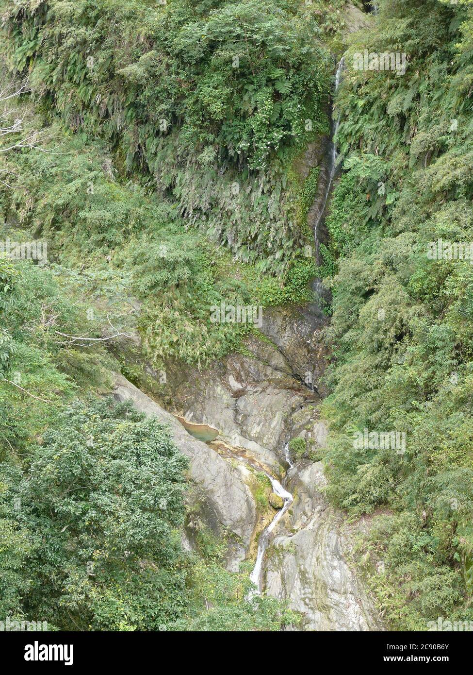 Magnifique paysage autour du parc national de Yushan, Taïwan Banque D'Images